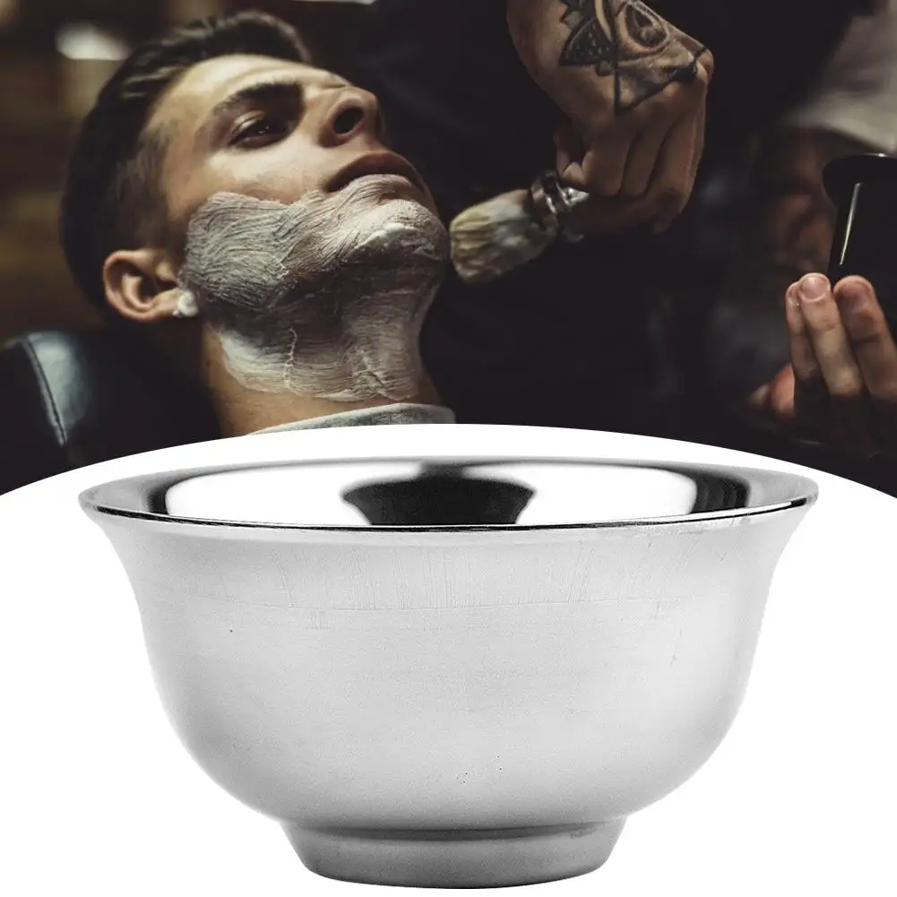 Men s Care Razor Razor Set Accessories Stainless Steel Shaving Soap Bubble Bowl Shaving Soap Bowl 3