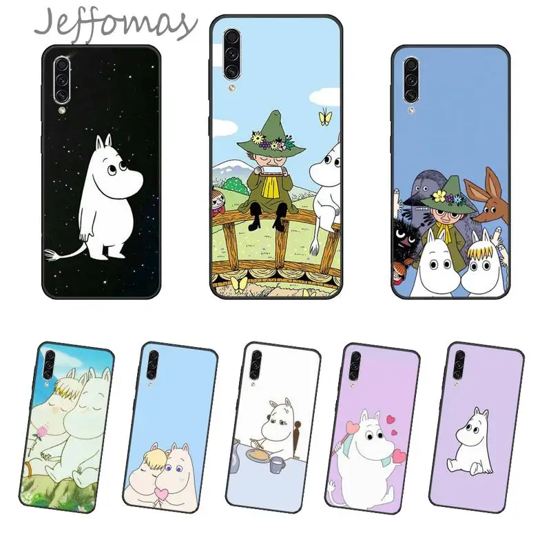 

Hippo moomin Cute animal cartoon Phone Case For Samsung galaxy S 7 8 9 10 20 edge A 6 10 20 30 50 51 70 note 10 plus