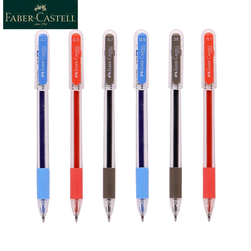 Faber Castell гелевая ручка 0,38/0,5/0,7 мм черный/красный/синий чернильная ручка ручки для письма Канцтовары мягкое написание школьные канцелярские