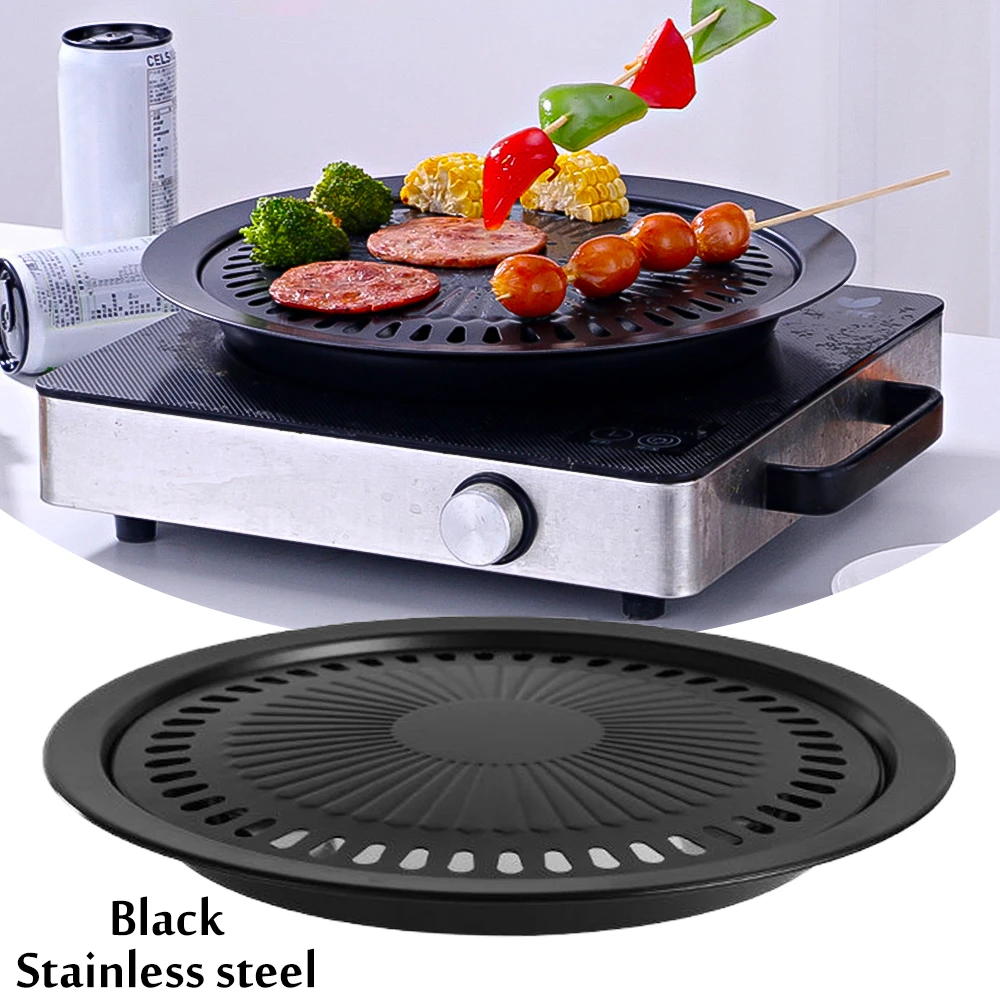 Stainless Steel Barbecue Tray Grills Korean Barbecue Grill Pan - Bbq Aliexpress