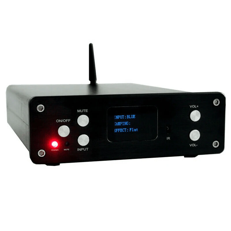 STA326 30Wx2+ 60 Вт 2,1 стерео Amplificador Csr8675 Bluetooth 5,0 волокно коаксиальный USB вход аудио усилитель с OLED экраном