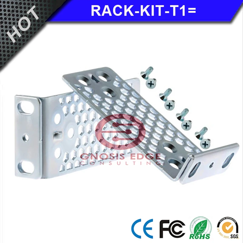 RACK-KIT-T1 = 19 인치 랙 마운트 키트, 시스코 WS-C3650-48FWS-S 호환 및 교체