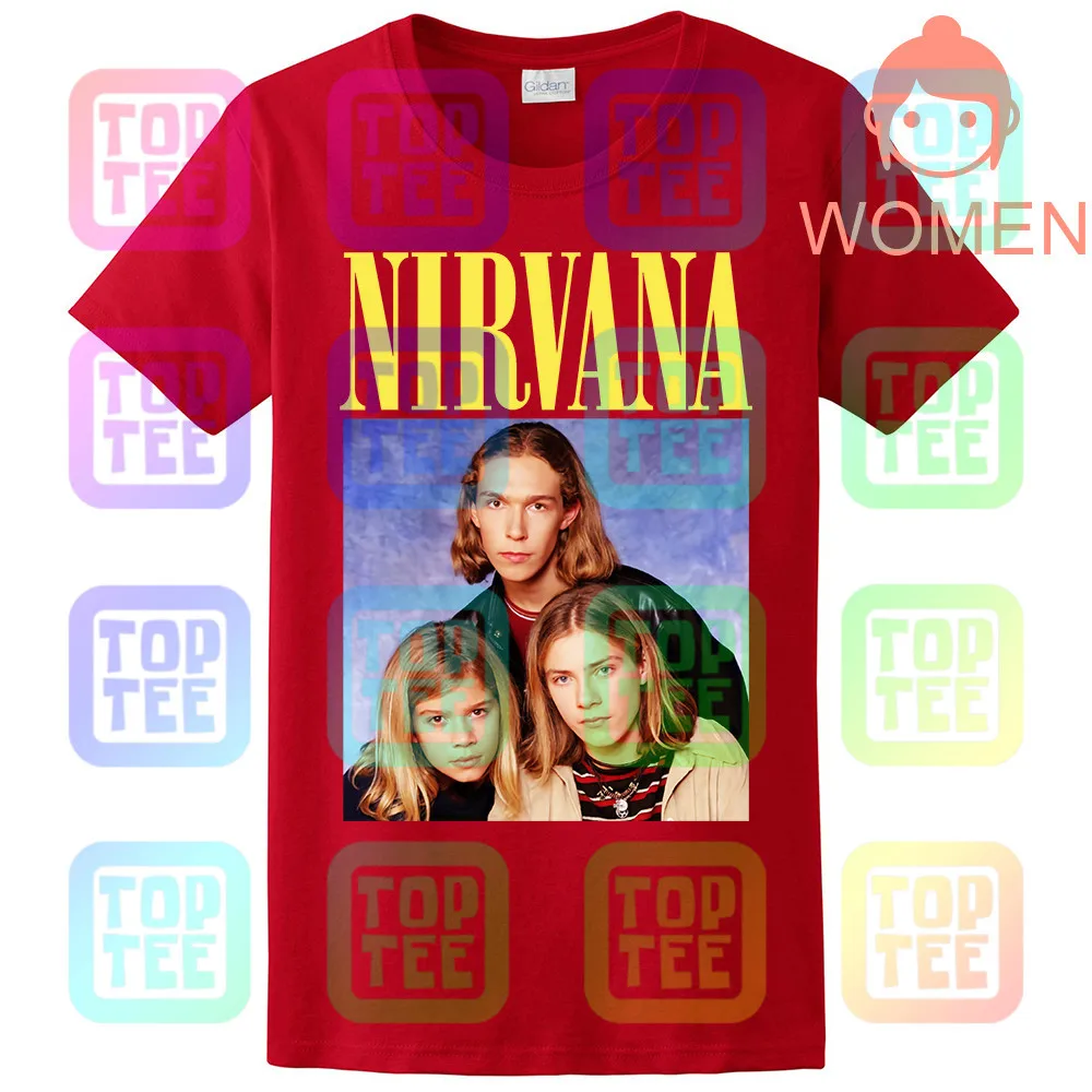 Новинка Nirvana Hanson футболка уличная одежда размер S-3Xl - Цвет: WOMEN-RED