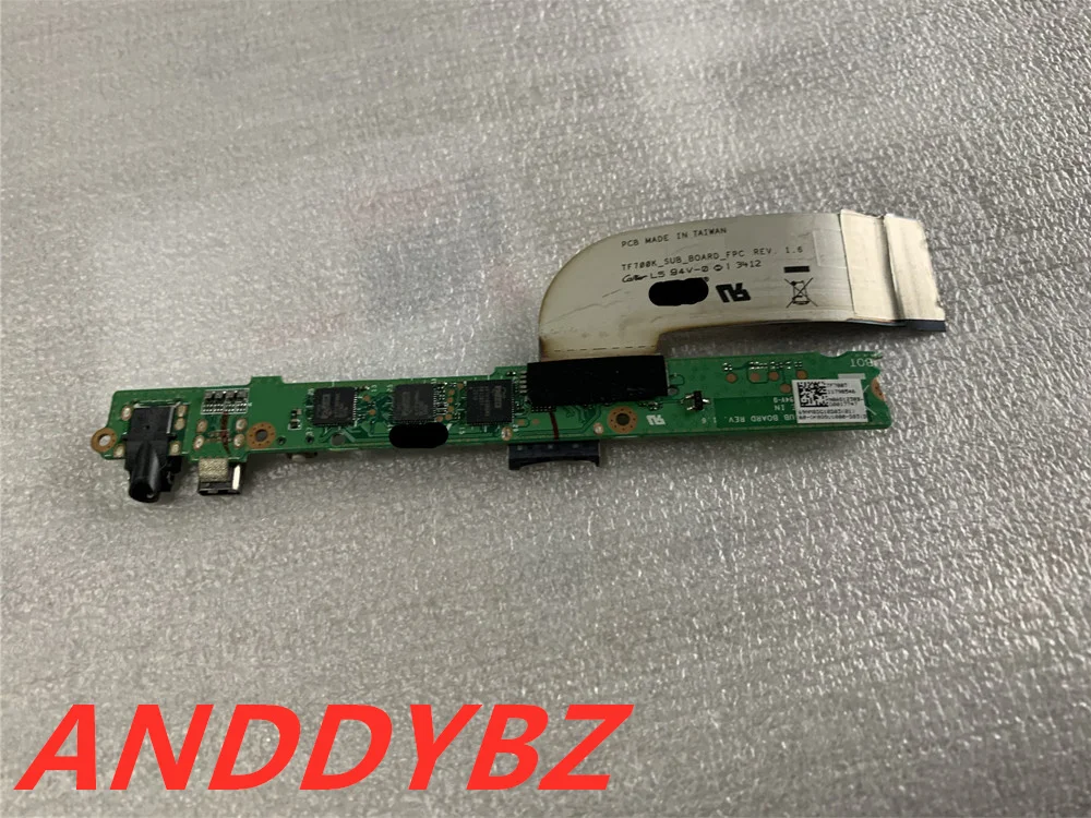 Scheda Io Tf700K Per Asus Transformer Pad Tf700T Audio Mini Usb Kartenleser Sub Board Con Cavo Tf700K Sub Board Fpc Tesed Ok