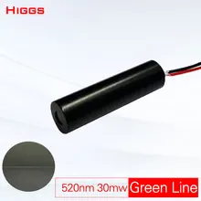 Высокая стабильность 520nm 30mw зеленый лазерный модуль промышленного класса оптический сигнал уровня маркировки аксессуары Настраиваемые