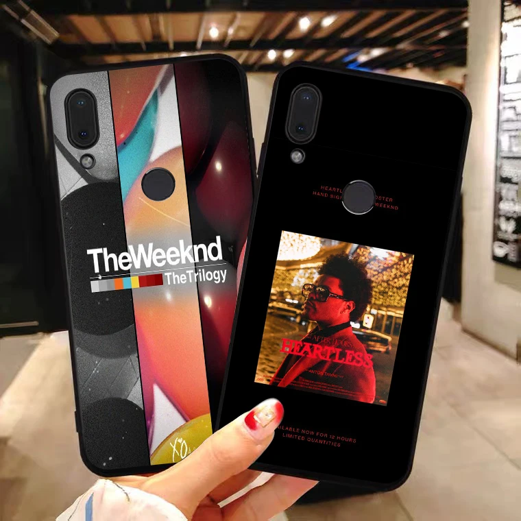 Мягкий Черный Силиконовый ТПУ чехол Weeknd после нескольких часов для телефона Huawei