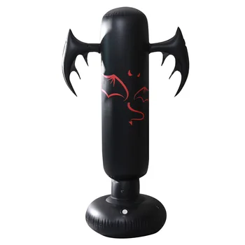 

Gym Equipment Children PVC Cartoon Shape Fitness Adult Punching Tower Tumbler Inflatable Sandbag Boxing Column Foldable