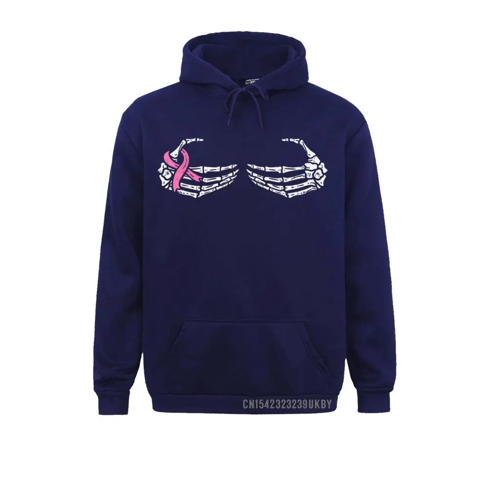Funny Men Sweatshirts Long Sleeve Hoodies Clothes Skeleton Bra Hands Pink Ribbon Halloween Breast Cancer Women T-Shirt__A9723 Skeleton Bra Hands Pink Ribbon Halloween Breast Cancer Women T-Shirt__A9723navy