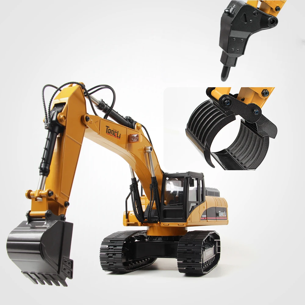 TongLi 580 Adult toys rc excavator Indoor Outdoor remote control rc car
