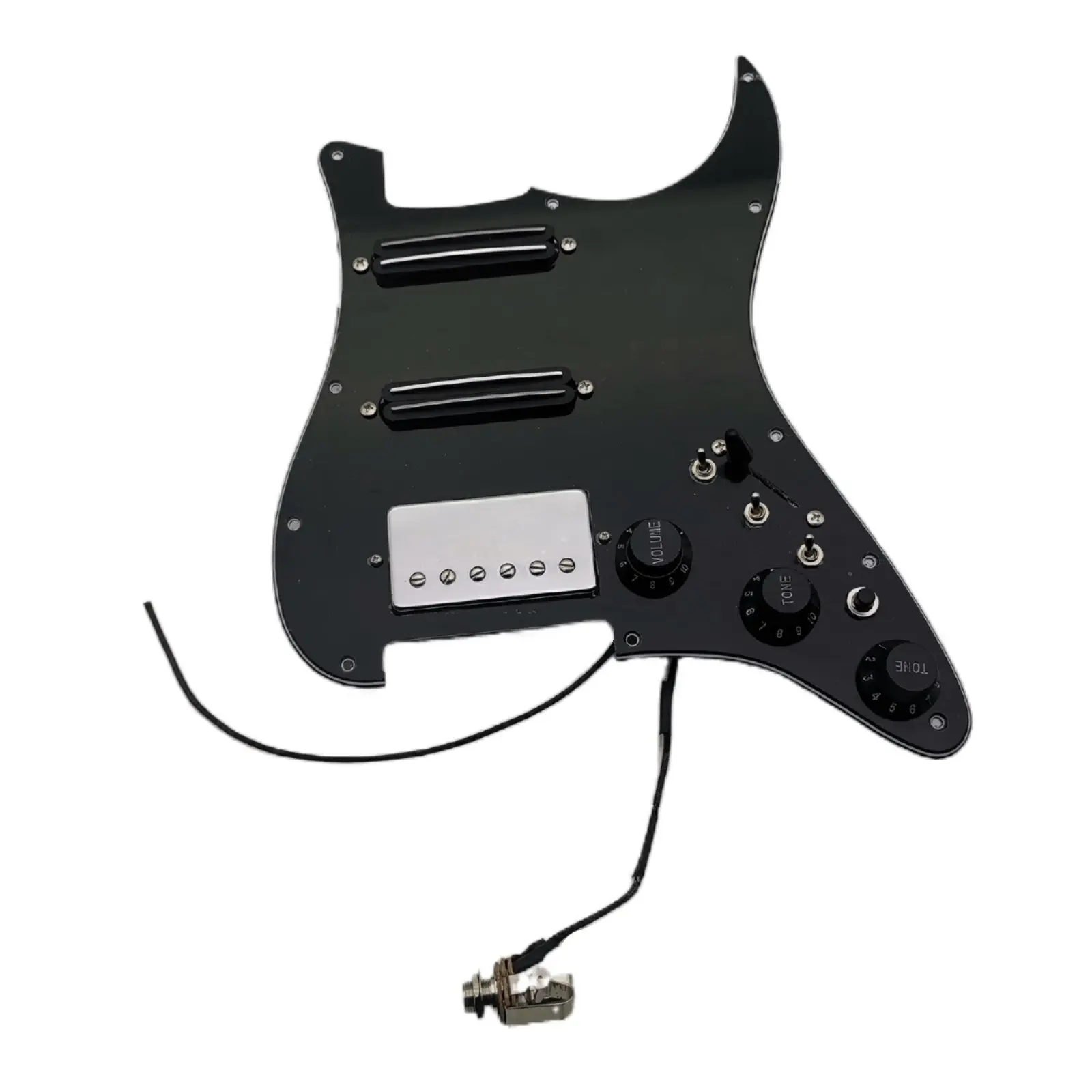 

Предварительно загруженная накладка Pickguard, приборы для гитары, хамбакер, пикапы Alnico 5, жгут проводов из быстрорежущей стали с нажимным натяжением, набор с одной резкой