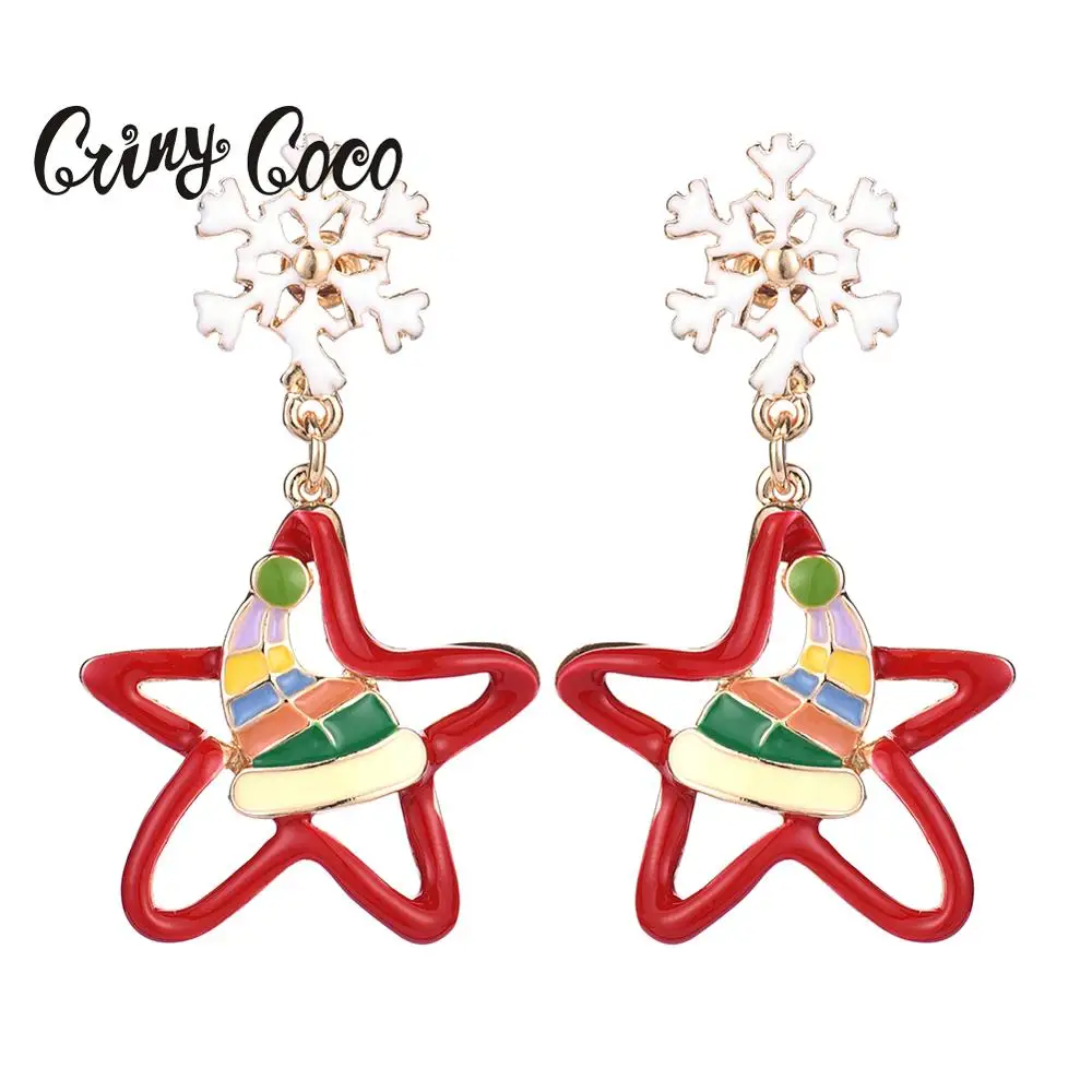 Женские серьги-подвески с эмалью Cring Coco серьги ручной работы в стиле бохо красной