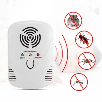 

1Pc Hot Ultrasonic Pest Repeller Mosquito Killer Electronic Repellent Anti Rodent Mice Cockroach Rat Spider Insect US/EU Plug