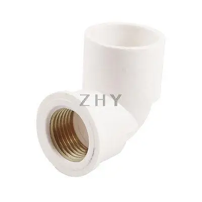 

Pipe Fitting 1/2" Thread x 25mm Slip PVC Female Elbow Connector Adapter 2 Pcs