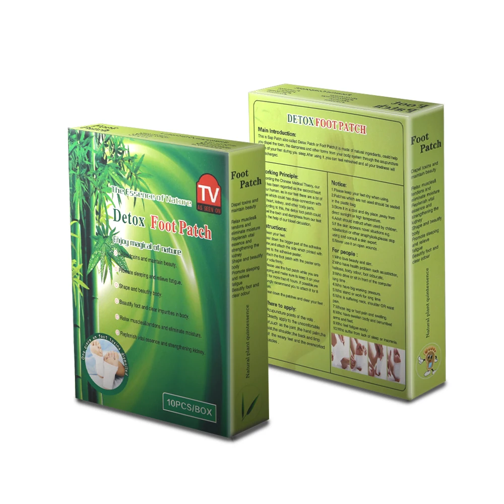 2 коробки = 20 шт. пластыри для детоксикации ног|slim patch|detox slimdetox slimming patch |