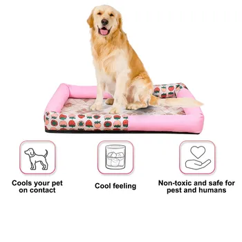 

Pet Dog Cool Mats Beds Dog Bed for Small Medium Large Dogs Soft Pet Kennels for Dogs Cats Summer Nest Cushion Mat Pet Supplies