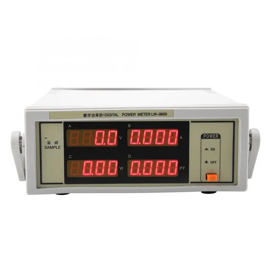 LW-9800 цифровой измеритель мощности с BNC соединительным кабелем AC100-240V 600V 20A EU Plug