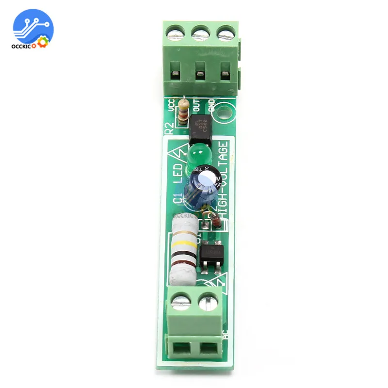 1 Bit AC 220V Optocoupler изоляционный модуль датчик напряжения Адаптивная плата для PLC