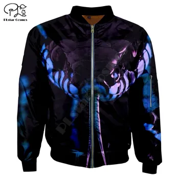 

Mens Unisex 3d Snake Jackets Print zipper Flight Jacket casual unisex Harajuku women Streetwear thick coat dropshipping