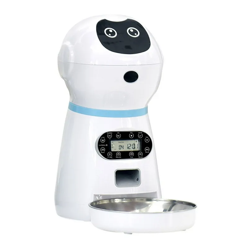 

Smart Food Dispenser With Quantify Control And Timer Automatic Pet Feeder Record Pets food Bowl For Medium Small Dog