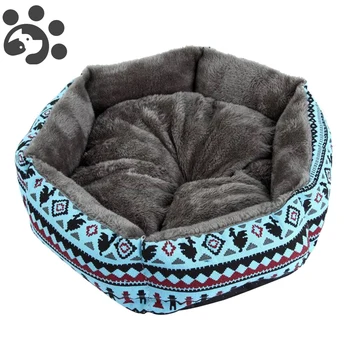 

Plush Warm Pet Bed Dog Sofa for Small Medium Dogs Kennel Beds Soft Mat House for Cat Dog Winter Warm Beds for Puppy Cat Pets