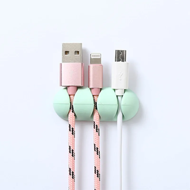 Креативный Органайзер из силиконовой проволоки 2 упаковки простая вставка