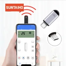 Suntaiho инфракрасный USB пультом дистанционного управления для iphone samsung Xiaomi Mini Smart IR контроллер телефонный адаптер для ТВ Кондиционер холодильник