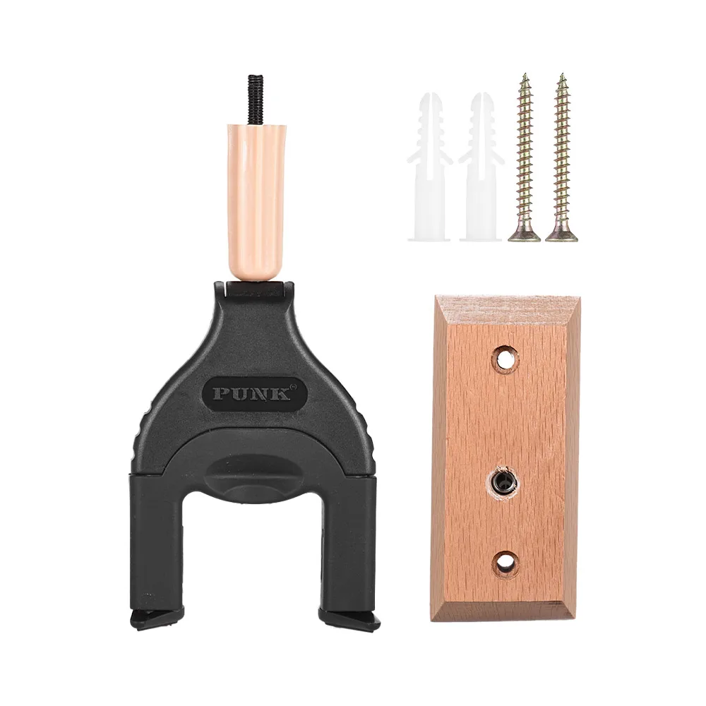 

Ukelele Hanger Wall Mount Ukulele Uke Hook Holder Keeper Auto Grip System Rubber Cushion Wood Base
