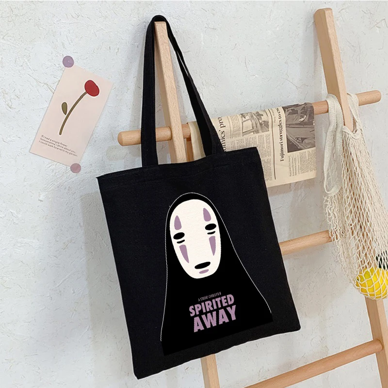 Japanese Anime chic Fashion Canvas Bag Harajuku Goth Punk Shopper Large Capacity Women Bags Classic HandBag Vintage Shoulder Bag 