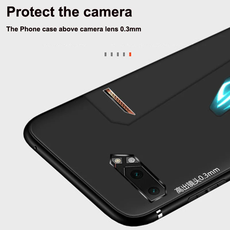 Для Asus Rog Phone 2 чехол матовый Мягкий Силиконовый ТПУ чехол для Asus Rog Phone II ZS660KL чехол Z01QD TPU протектор Phone2