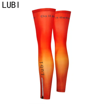 

LUBI Men Women Compression Cycling Legwarmers Sport Safety Running Legging Basketball Soccer Leg Warmers Tights Sportswear