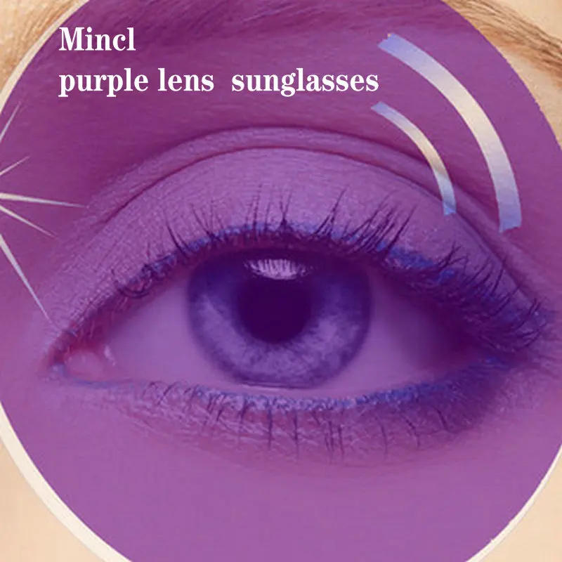 На заказ стиль Роскошные брендовые дизайнерские солнцезащитные очки для мужчин и женщин винтажные негабаритные мужские круглые солнцезащитные очки в стиле панк FML - Цвет линз: black purple