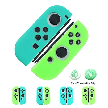 

Left&Right Soft Silicone Joystick Case Protective Cover Analog Caps Replacement Case for Nintend Joy-Con Controller Accessories