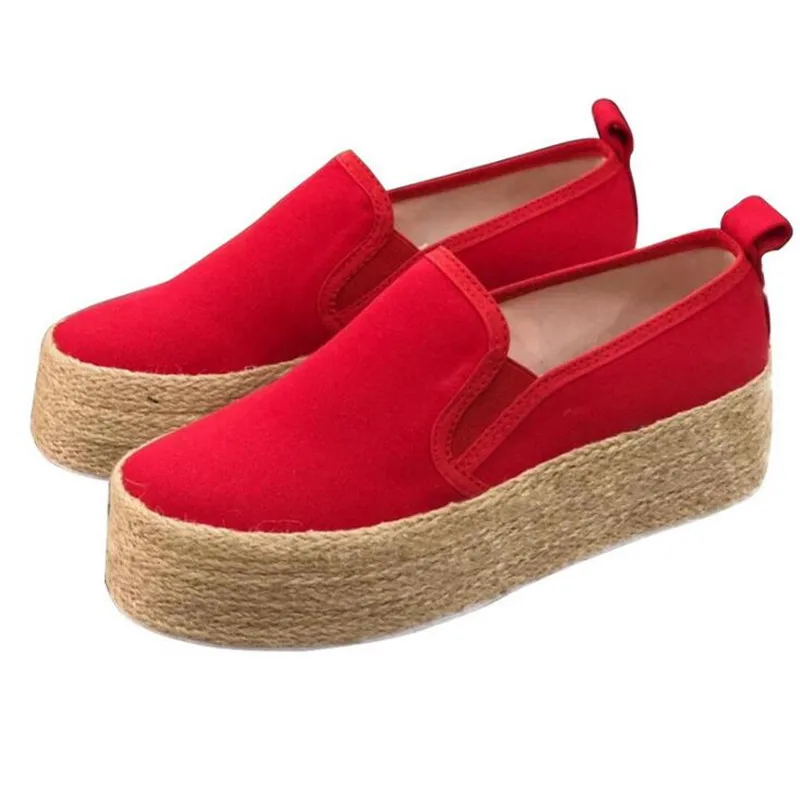 

White Sneakers Shoes Women Spring Leather Thick Bottom Lace Up Women Flats Round Toe Shallow Platform Casual Mujer2019