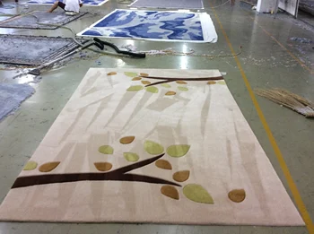 

Handtufted Wool Carpet New Zealand Wool Flooring Carpet for Hotel Commercial Banquet Hall NC204