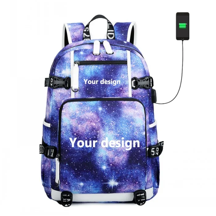 WISHOT Dab рюкзак на плечо дорожная школьная сумка для подростков Повседневная зарядка через usb для ноутбука яркие сумки - Цвет: colornew5