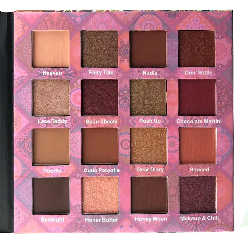 

2019 glitter eye shadow powder palette 35Color Cosmetic Diamond make up Metallic Smoky & Matte Pearl Light jz0820