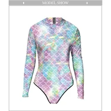 Vogue Rash Guard NEW Swimwear Women Long Sleeve Protection Girls Surfing Swimsuit Swimwear Surf Ladies Bathing Suit Wetsuits#6