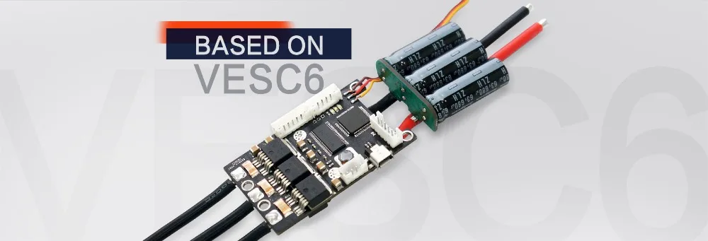 Maytech SUPERFOC6.8 контроллер esc на основе VESC6+ 10s реостатический тормоз+ антиискровый переключатель для электрического скейтборда rc робота