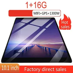 10.1 Polegada tablet pc com quad core processador chamada dupla placa de espera dupla 1g + 16gb alta definição display tablet multifunções