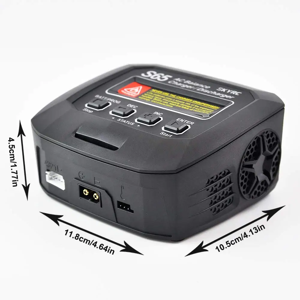 SKYRC S65 65 Вт 6A AC балансирующее зарядное устройство Lipo Dis для 2 4S батареи RC FPV гоночный