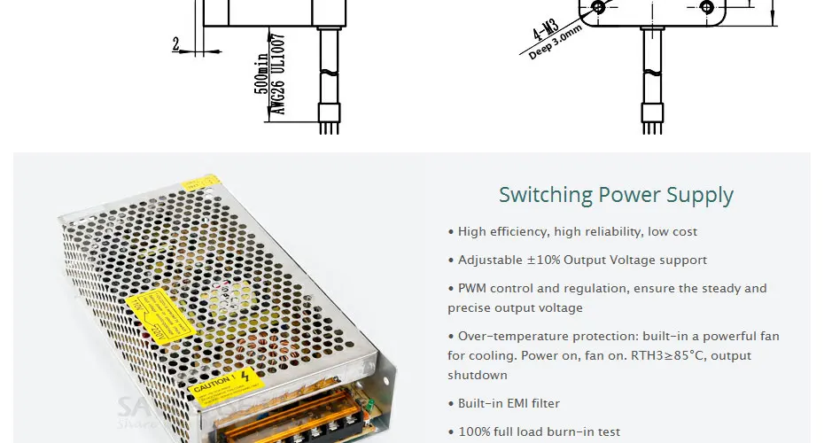 CNC Комплект с TB6600 4 осевой стандартной версией драйвер платы и HB мотор/PSU