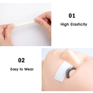 Image 2 - Professional Eyelash Extension Lint Free Eye Pads White Paper Under Patches Tool for False Lashes Tape Patch Tape