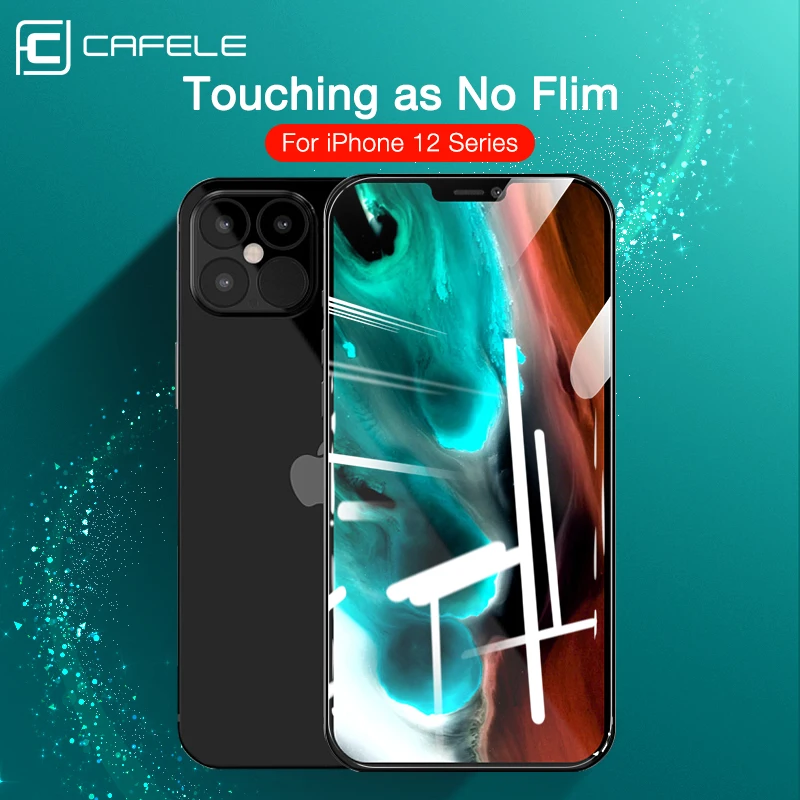 phone screen protectors Cafele Screen Protector Film For iPhone 12 11 Pro Max X Xs Cover 0.3mm Protective Glass For iPhone XR 6 7 8 Tempered Glass best phone screen protector