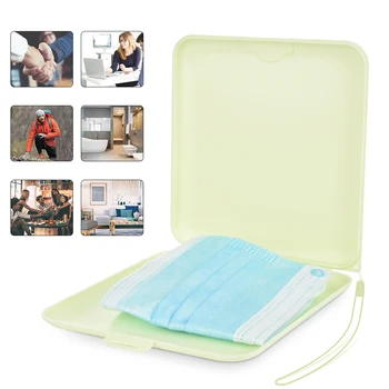 

3PCS New Band-aid Bill Temporary Storage Folder Portable Dustproof Moisture-proof Storage Box Save Mask Case Box Easy To Carry