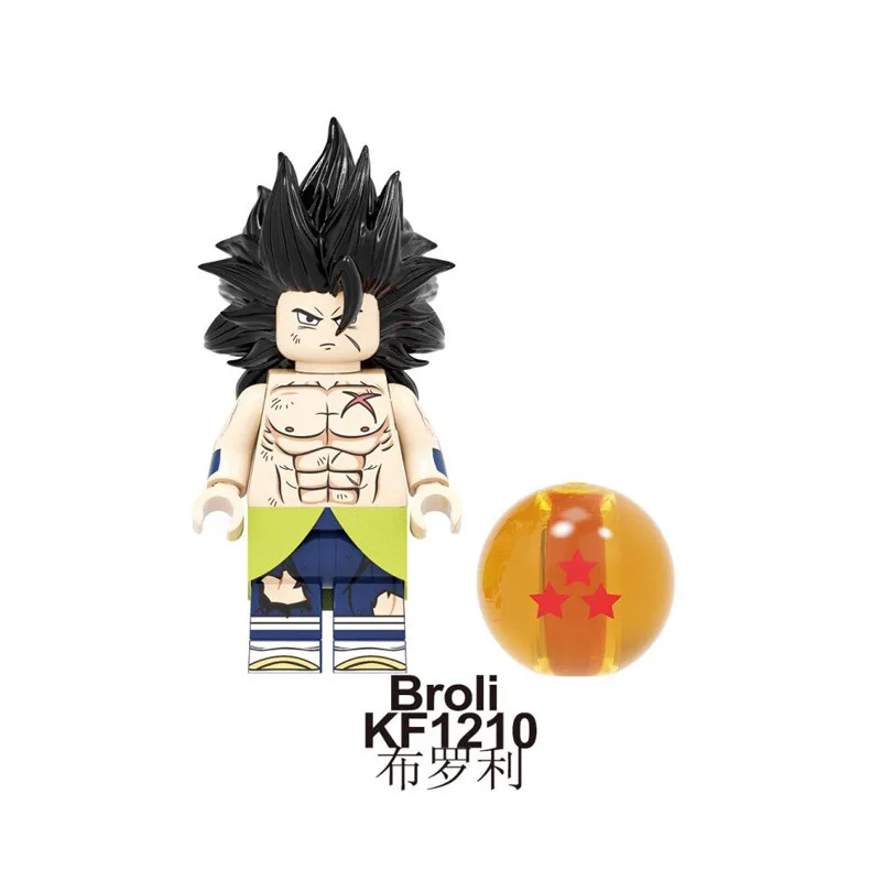 Модель строительных блоков Dragon Ball Z Broli Сон Гоку Torankusu Gogeta Обучающие кирпичи