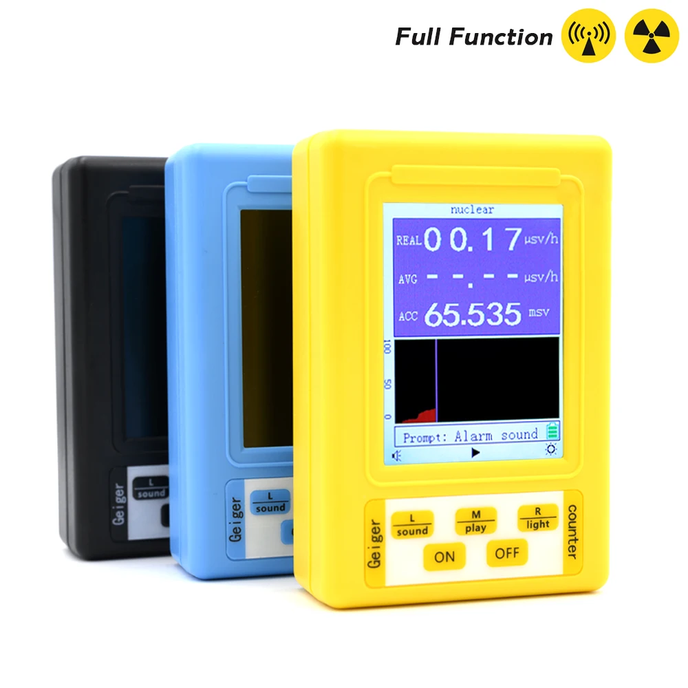 BR-9 Series Handheld Digital Display Electromagnetic Radiation Nuclear Detector EMF Geiger Counter Full-Functional Type Tester