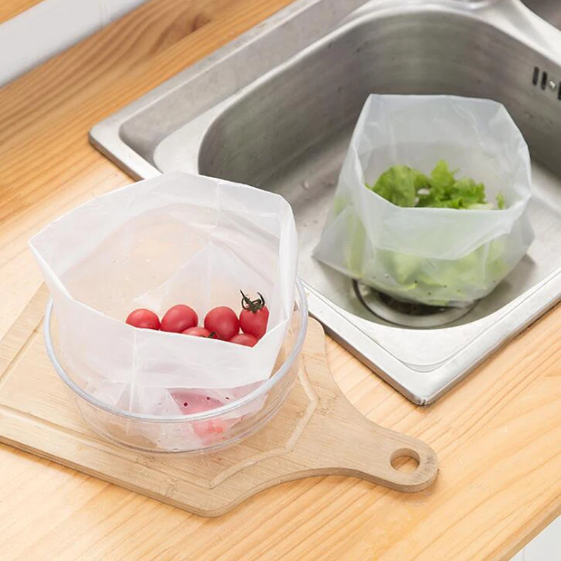 Creative Kitchen Sink Strainer Filter Screen Garbage Bags Sink Drain Hole Mesh Bag Trash Strainer Hogard 30pcs/pack