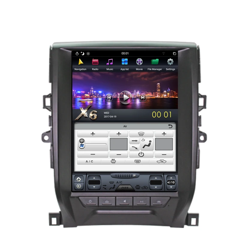NAVITOPIA 12,1 дюймов 4G+ 64GB Tesla стиль вертикальный экран Android 8,1 Автомобильная dvd-навигационная система для Toyota eliz 2011