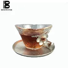 Креативная термостойкая стеклянная чайная чашка в японском стиле прозрачные маленькие чайные чашки чайный набор кунг-фу Мастер чашка ручной работы чайная посуда Декор