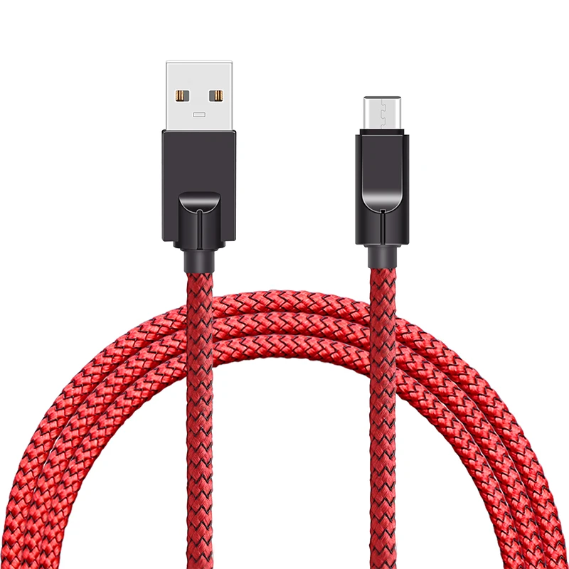 1 м 2.5A usb type C Быстрая зарядка для xiaomi redmi k20 pro USB C кабель для мобильного телефона type C для huawei P30 Pro P20 Lite usb type-C - Цвет: Red